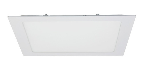Imagem 6 de 7 de Painel Plafon Led 18w Quadrado Embutir Branco Frio Luminária