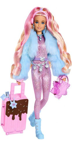 Muñeca Barbie Extra Fly Ropa Y Accesorios De Viaje