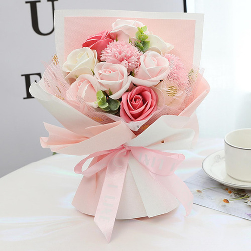 2 Juegos De Flores De Jabón Para Cumpleaños, Día De