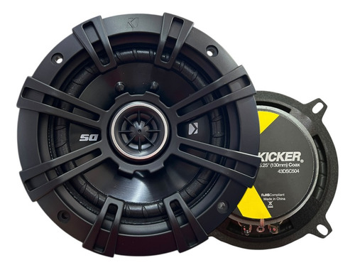 Par De Bocinas Coaxiales 200w - Kicker | Dsc50 Negro