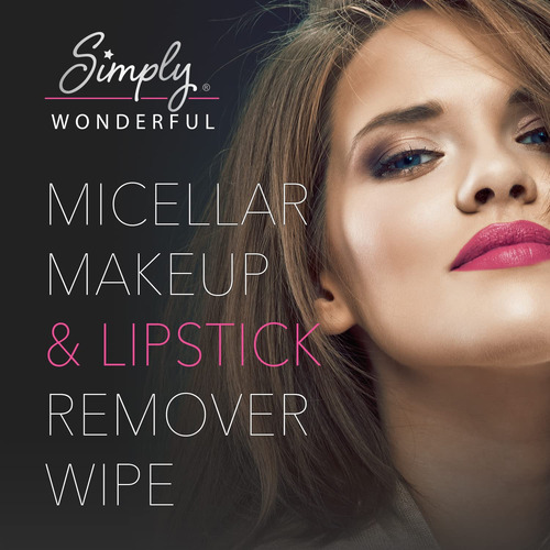 Simply Wonderful 100 Toallitas Desmaquillantes Biodegradable