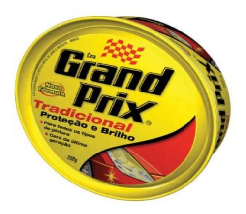 Imagem 2 de 3 de Kit Flanela Microfibra 40x60cm + Cera Automotiva Granprix