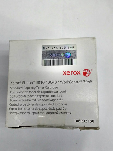 Toner Original Xerox. 3010 / 3040.   106r02180