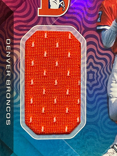 John Elway Game Used Jersey Card Panini Illusions 2020 Inser (Usado)