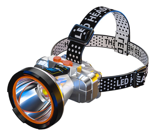 Linterna Frontal Led, Impermeable, Cómoda, Ligera,