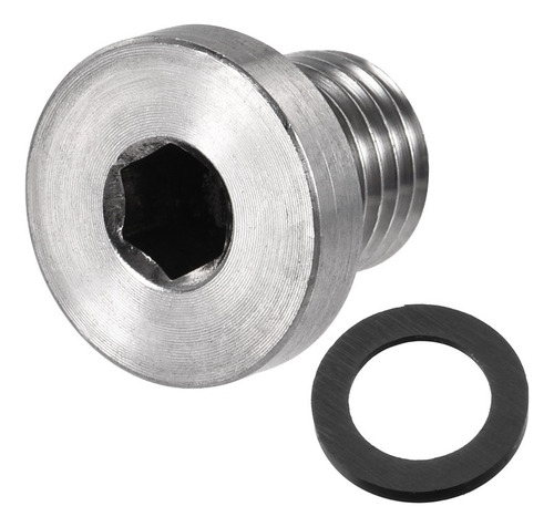 X 2 Tapa De Acero M12x1.5 Para Tubo Conector Rosca Macho Hex