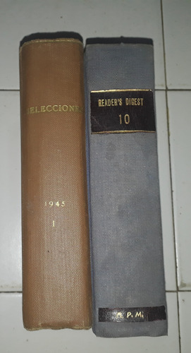 Selecciones Readers Digest En 2 Tomos Año 1945