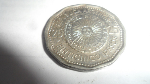 Moneda Argentina 25 Pesos 1965 (Usado)