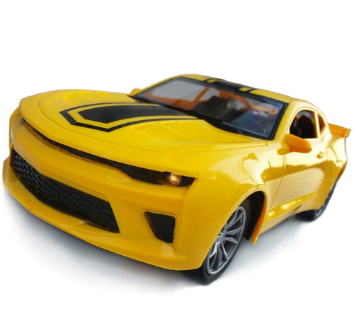 Camaro Amarelo Carrinho De Controle Remoto Teck Hobby