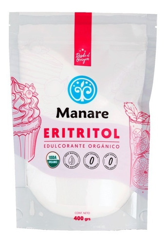 Eritritol 400g. Edulcorante Natural 100% Organico. Agronewen