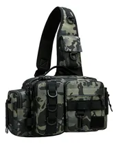 Comprar Mochila Pechera Militar Táctica Grande Impermeable Pesca Soporte Para Caña Bandolera Cruzada Molle Multiusos Senderismo Camping Bolso Mariconera Pecho