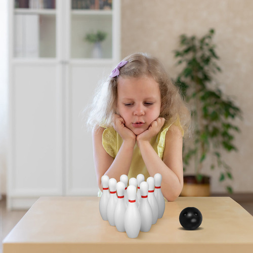. 1 Juego De Bolas De Boliche For Niños, Juguete De Bolos De