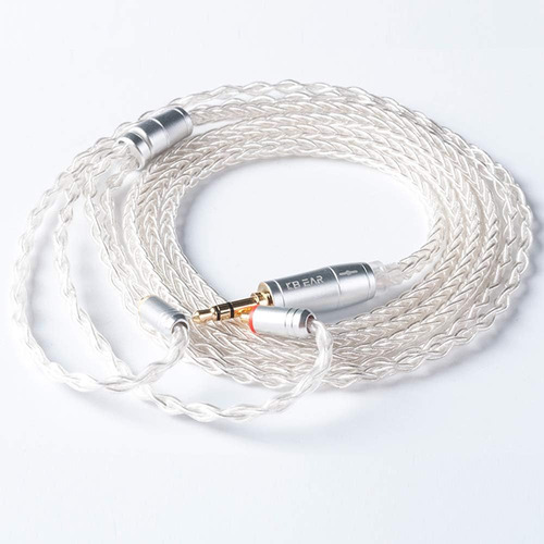 Kbear Cable Auriculares Actualización Chapado Plata 8 Cable