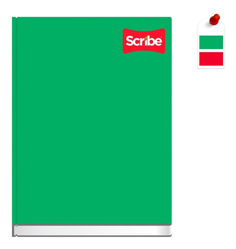 Imagen 3 de 4 de Cuaderno Scribe Francesa Pasta Dura 96h 4 Pzas