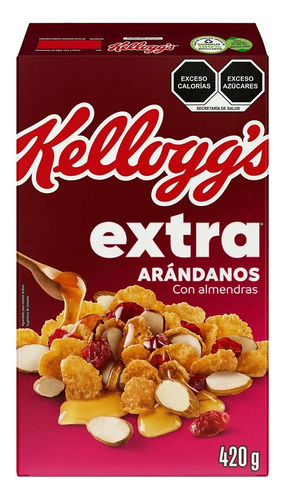Kelloggs Cereal Hojuela De Maíz Arandano Y Almen Extra 420 G