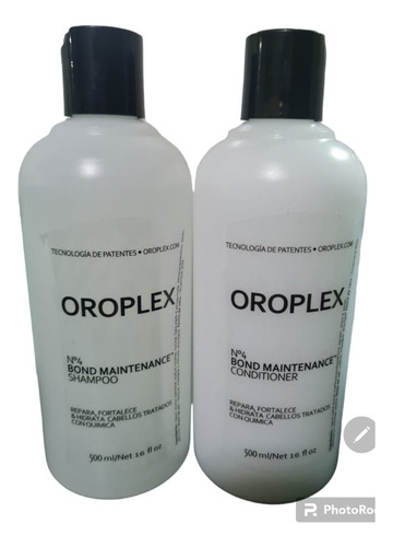 Shampoo Oroplex 500 Ml Mas Acondicionador