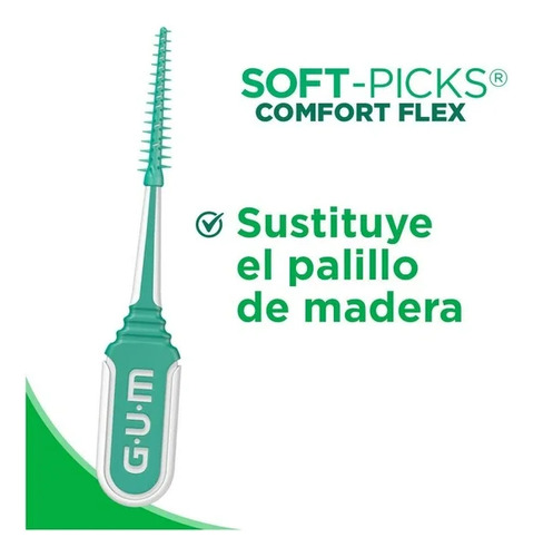 Palillos Interdenta Soft-picks Comfort Flex Menta X32 Gum