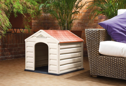 Casa Cucha Para Perro Mascota Pequeña Rimax Ma Color Beige
