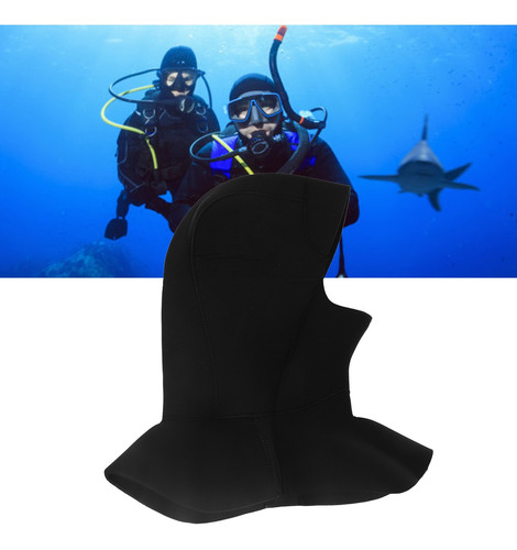 Capucha De Buceo De Neopreno De 5 Mm Con Protección Solar, E