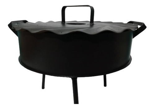 Imagen 2 de 4 de Disco Para Cocinar Plano De 30 A 35 Cm, Con Tapa.