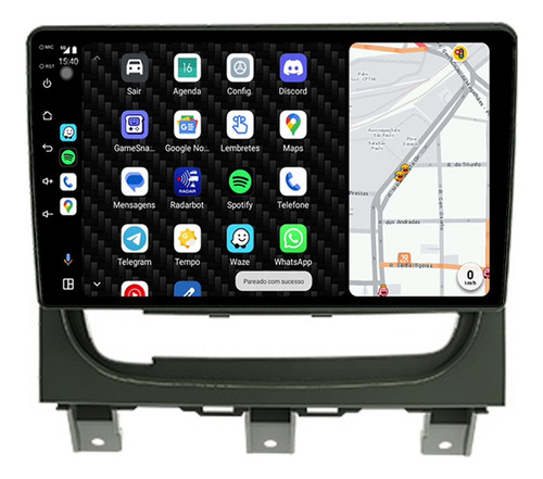 Multimidia Palio 13/19 9p Android 14 Carplay 4gb 64gb