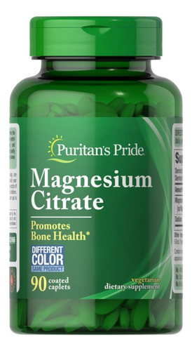 Puritan´s Pride Citrato De Magnesio Con 400 Mg 90 Tabletas