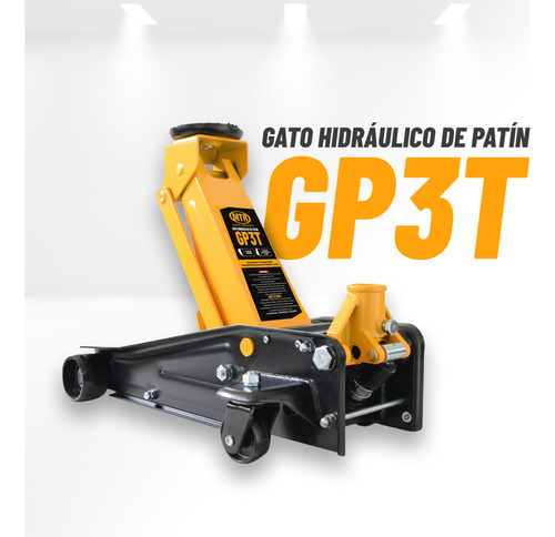 Gato Hidráulico De Patín 3tn Mtr