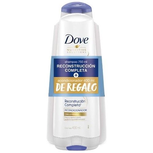 Shampoo Dove Rec. Completa 750ml + Acondicionador 400ml