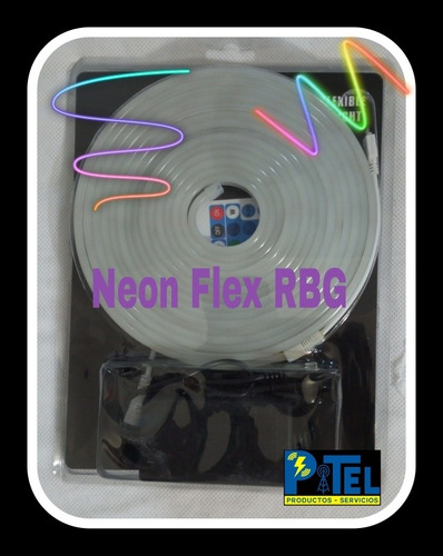 Manguera O Cinta Neon Flex 12v Rbg De 5 Mtrs