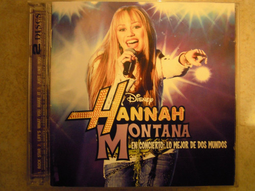 Hannah Montana Cd En Concierto Lo Mejor De 2 Mundos