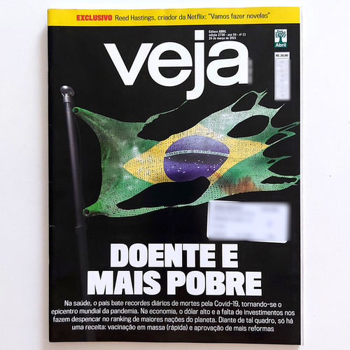 Revista Veja 2730 24/03/2021 Brasil Doente E Mais Pobre 