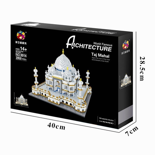 Kit De Bloques De Construcción Atómicos 9914 Modelo Taj Maha