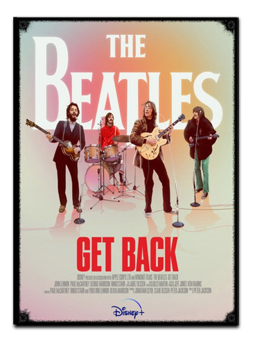 #739 - Cuadro Vintage / The Beatles Get Back Poster Serie