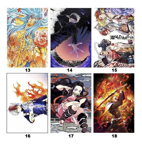 03poster Anime 33x48 - Pack 10 Unidades