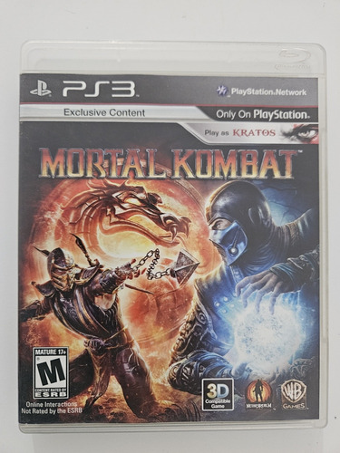 Juego Ps3 Mortal Kombat Completo Como Nuevo