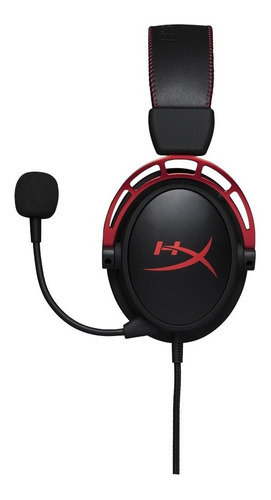 Auriculares gamer HyperX Cloud Alpha HX-HSCA black y red