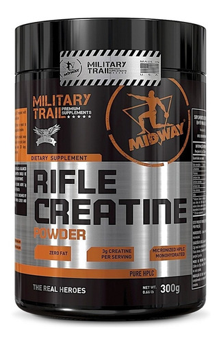 Rifle Creatine / Creatina Powder 300 G - Midway