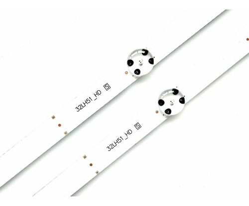 Kit 2 Tiras Leds 32lh537 / 32lh537b Aluminio Reforzado Nvas!