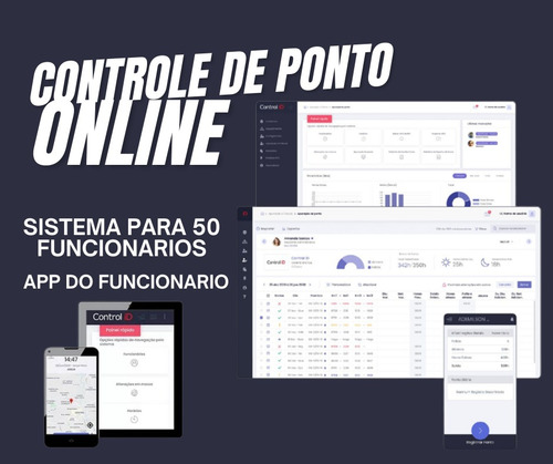 Sistema De Ponto Web Rhid - Ate 100 Funcionarios