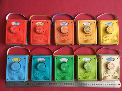 10 Antiguas Cajas Musical Fisher Price Colección Decoración