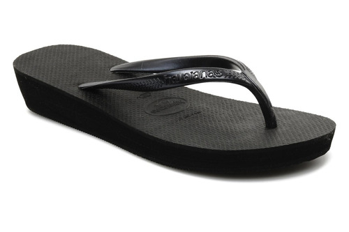 Havaianas High Light Negro 35 (taco Medio)100% Originales