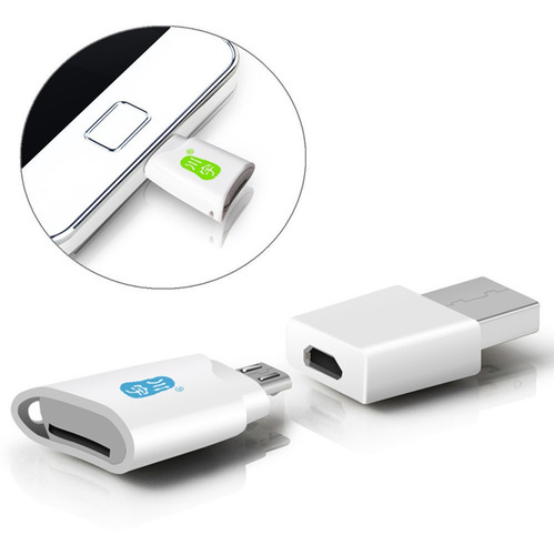 Kawau 2 Em 1 Micro Usb Otg Usb 2.0 Adaptador Tf Cartão De Me
