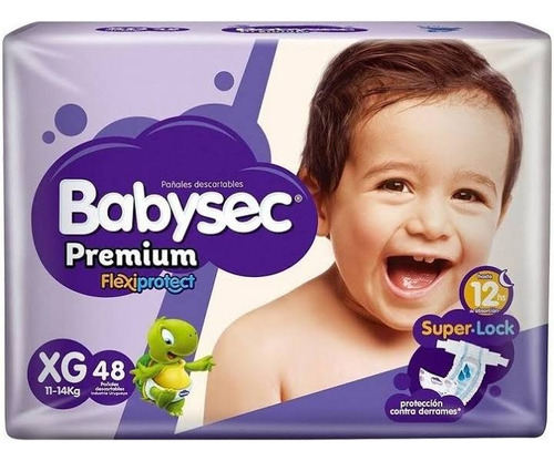  Pañales Babysec Premium Talle Xg