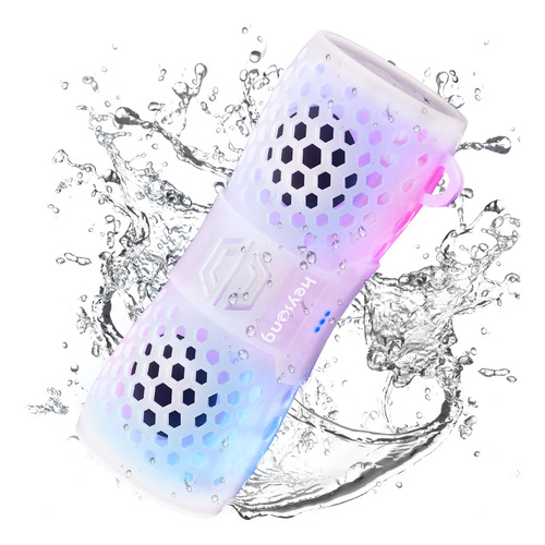 Heysong Altavoz Bluetooth Impermeable Ipx7, Altavoz De Ducha