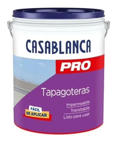 Casablanca Pro Tapagoteras Impermeable Transitable 4 Lt