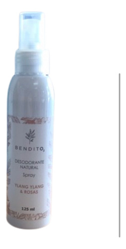 Desodorante Natural Vegano Ylang Y Rosas 125ml