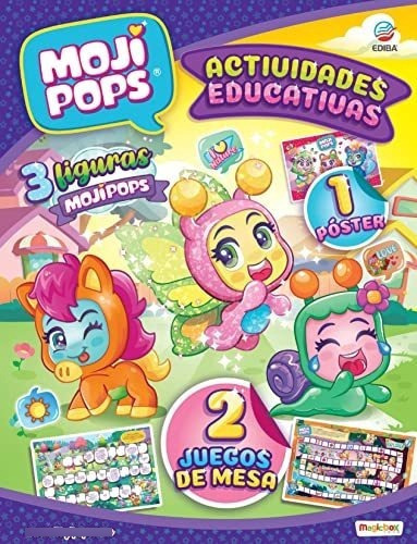 Mojipops - Actividades Educativas 1, de VV. AA.. Editorial Ediba Europa Eon S L, tapa blanda en español, 2023