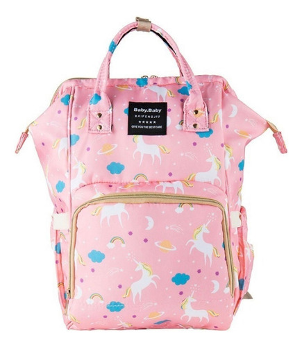 Pañalera Multinfuncional Bebe Mochila Morral Bolso Unicornio