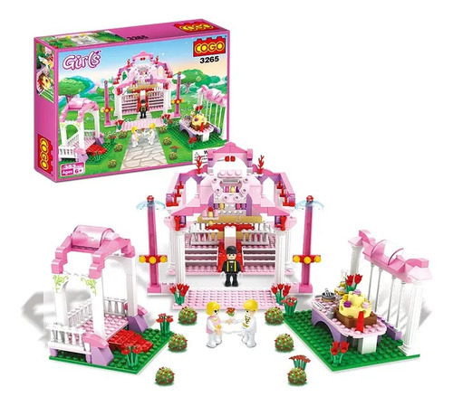 Bloques Cogo Girl Escena De Boda Princesa Y Príncipe 353 Pcs