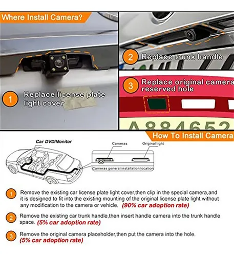 Cámara De Retroceso De Coche Para Veloster Coupe I30